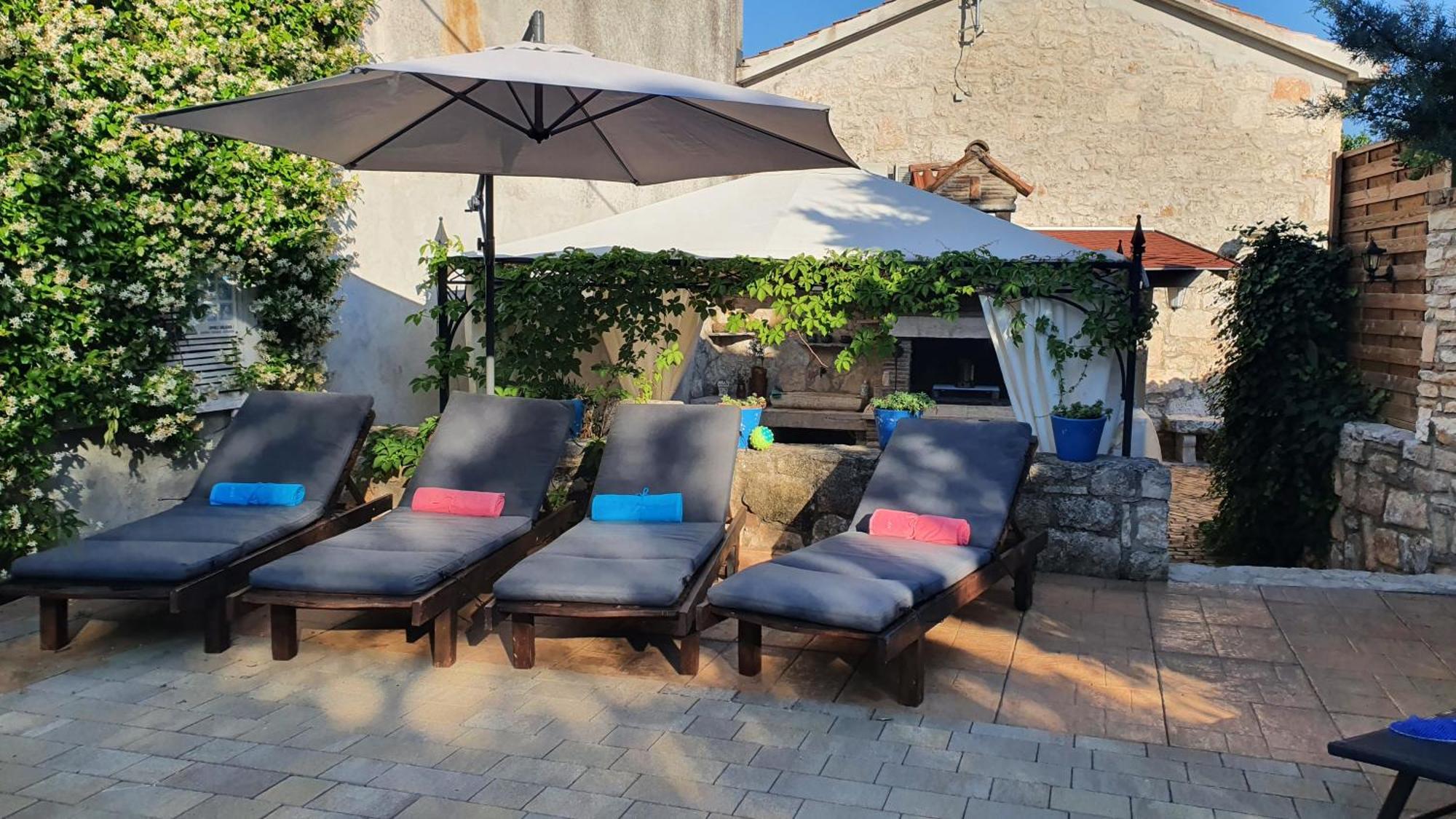 Villa Kazun With Private Pool And Two Gardens Marcana Exterior photo